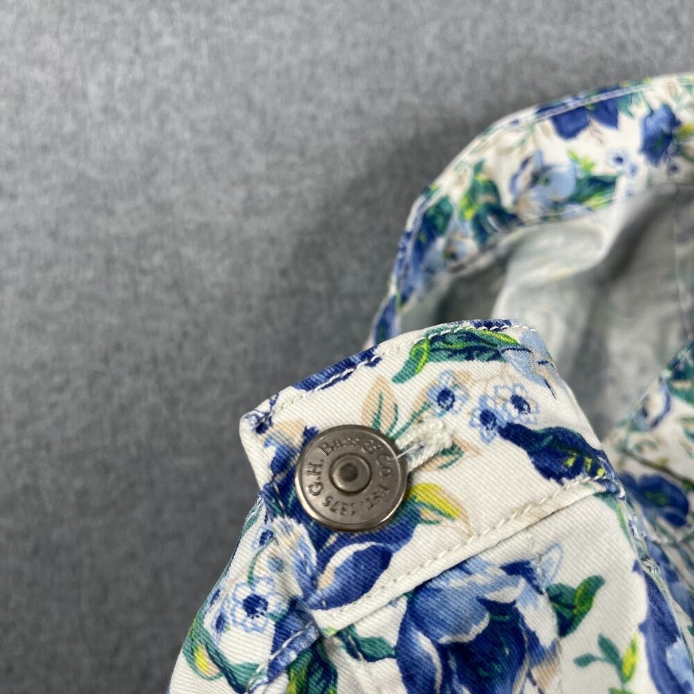 GH Bass CO Jeans Womens Floral Print Casual Size 16 - Picture 6 of 8